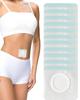 50pcs Belly Button Patch, Castor Oil Patches for Belly Button, Leak-Proof Self-Adhesive Belly Button Patch, White, Portable, Suitable for All Ages (Oil Not Included) view 1