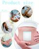 50pcs Belly Button Patch, Castor Oil Patches for Belly Button, Leak-Proof Self-Adhesive Belly Button Patch, White, Portable, Suitable for All Ages (Oil Not Included) view 2