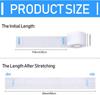 Nidy 5 Rolls Disposable Barber Paper Neck Strips, 100 Strips per roll Professional Stretchy Paper Neck Band Protector Hairdressing Accessory Tool view 4