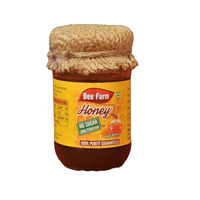 Bee Farm Honey 100% Pure tested Honey By NMR Certified Pure Natural Unprocessed Original Honey Glass Jar (750 ML)