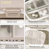 8 Compartments Pill Medicine Organizer Storage Box -Moisture Proof, Made of Food Grade Cereal Fiber, BPA free Wheat Straw Material, Ideal for Travel, Pocket, Purse, Daily Pill Case, Portable Medicine Vitamin Holder Container - 1 Pc Multiple Colours view 3
