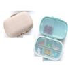 8 Compartments Pill Medicine Organizer Storage Box -Moisture Proof, Made of Food Grade Cereal Fiber, BPA free Wheat Straw Material, Ideal for Travel, Pocket, Purse, Daily Pill Case, Portable Medicine Vitamin Holder Container - 1 Pc Multiple Colours view 1
