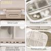 8 Compartments Pill Medicine Organizer Storage Box -Moisture Proof, Made of Food Grade Cereal Fiber, BPA free Wheat Straw Material, Ideal for Travel, Pocket, Purse, Daily Pill Case, Portable Medicine Vitamin Holder Container - 1 Pc Multiple Colours view 3