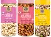 41 Foods Premium Dry Fruits Combo of Almonds Cashews and Pistachios | Pack of 3 | 200g Each | 600g view 1