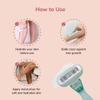 Be Me Reusable Female Body Razor | Long Handle for Easy Reach | 5-Coated Blades | In-Built Soap Bar & Flexible Head| Smooth & Quick Body Hair Removal for Women - Green view 3
