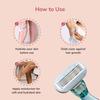 Be Me Reusable Female Mini Body Razor | Compact & Precise Shaving | 5-Coated Blades | Portable & Travel-Friendly | Smooth & Quick Hair Removal for Women - Green view 3