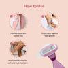 Be Me Reusable Female Mini Body Razor | Compact & Precise Shaving | 5-Coated Blades | Portable & Travel-Friendly | Smooth & Quick Hair Removal for Women - Purple view 3