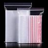 PURECRATE Zip Lock Pouch Reusable Transparent Plastic Bags, Strong Zip Lock Storage Pouches and Durable Side Press Seal Pack of 50 PCS (4 * 5 Inch) view 2