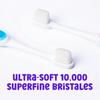 9UP 2Pcs Children Ultra Soft Toothbrush With Dogs Design | Soft Bristle Toothbrush For Kids | Extra Soft 20000 Bristle Manual Toothbrush For Kids (Multicolour) view 3