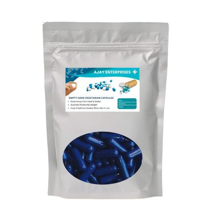 Ajay Enterprises Empty Gelatin Capsules, SIZE 0 (500 MG) (PACK OF 1000) (NAVY BLUE, SIZE 0 (500 MG))