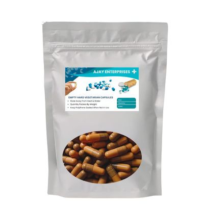 Ajay Enterprises Empty Gelatin Capsules SIZE 0 (500 MG) (PACK OF 1000) (DARK SKIN LIGHT SKIN, SIZE 0 (500 MG))
