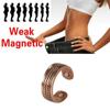 FIZZOQI Hand-Woven Copper Magnetic Ring | Adjustable Open Design with 4 Magnets for Men & Women view 2