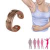 FIZZOQI Hand-Woven Copper Magnetic Ring | Adjustable Open Design with 4 Magnets for Men & Women view 3