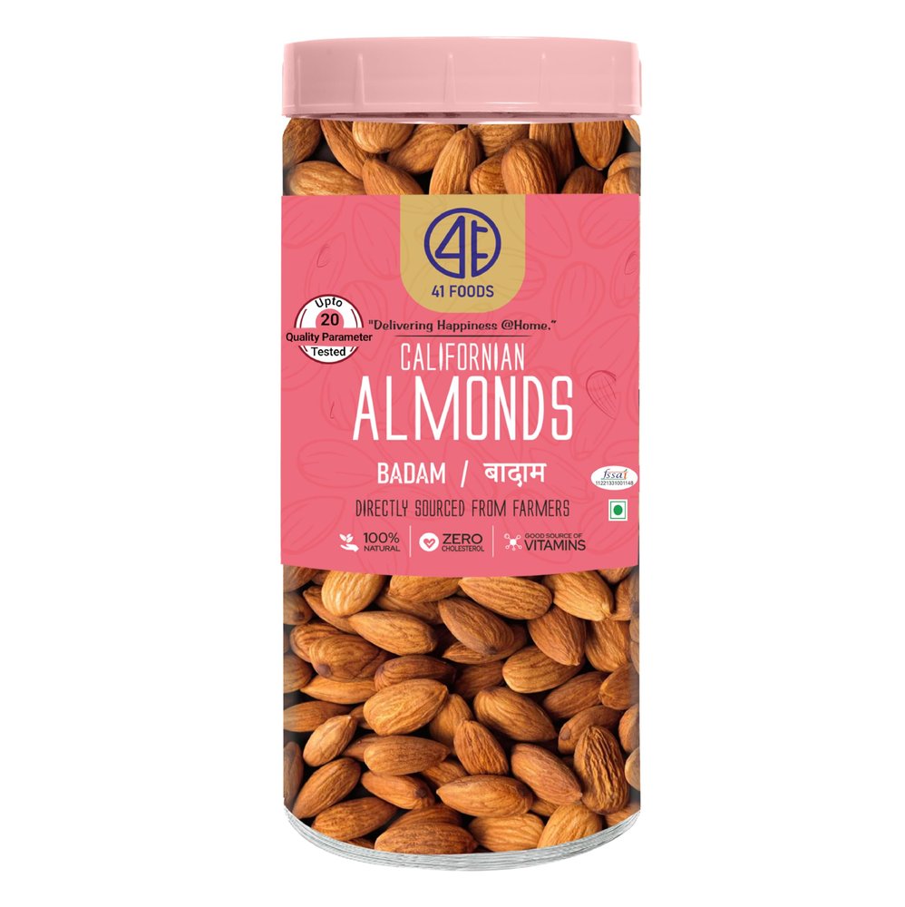 41 Foods Premium Almonds | Badam | 500g