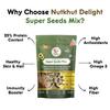 NutKhut-Delight Super Seeds Mix 500g | Chia + Pumpkin + Flax + Watermelon + Sunflower Seeds - Mix Seeds | Rich in Protein, Magnesium & Phosphorus | Mixed Seeds for Eating view 4