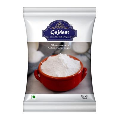 Gajdant Boora Sugar, Traditional Indian Desserts, Prasad, and Sweet Beverages - Fine Powdered Sugar, Ideal for Cooking and Baking - 500g Pack