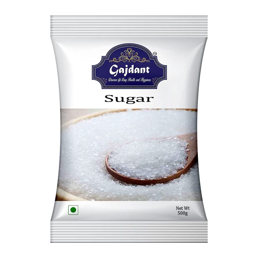 Natural & Pure Refined Sugar for Cooking, Baking, and Tea | Premium White Crystal Sugar | 500g