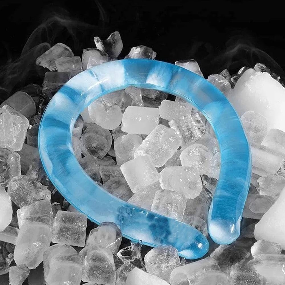 ARRM Cooling Neck Tube Icy Cool Freeze Neck Cooler Band Reusable Summer Outdoor Sports Running Cycling Cold Collar Ice Cushion Chill | 1 pcs