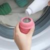 Silicone Laundry Balls - Large Anti-Tangle Washing Machine Cleaning Spheres, TPE Fabric Protector for Soft and Gentle Wash, Essential Liquid Storage and Cleaning Balls-3 PCS view 4