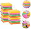 GUDSTICK Sponge & Plastic Kitchen Scrubber for Dishes Utensils & Tiles Cleaning  Heavy Duty Scouring Pad  Multi-Purpose Scrub Pads  Pack of 12 (Multicolor) view 3
