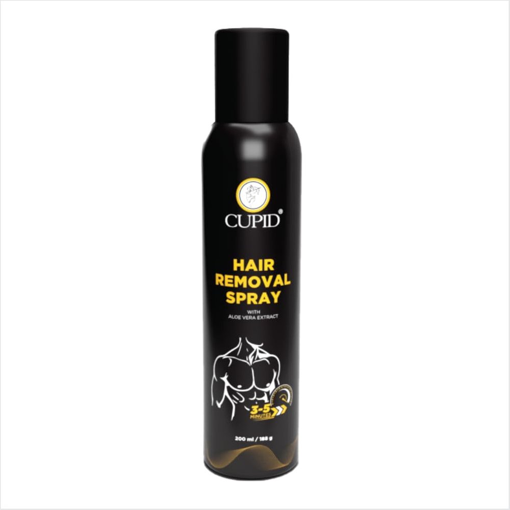 Cupid Hair Removal Spray with Aloe vera Extract for Men 200ML