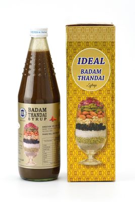 Ideal Badam thandai syrup | belgaum thandai | Dry Fruit thandai | (Mix with milk Only) 750ml