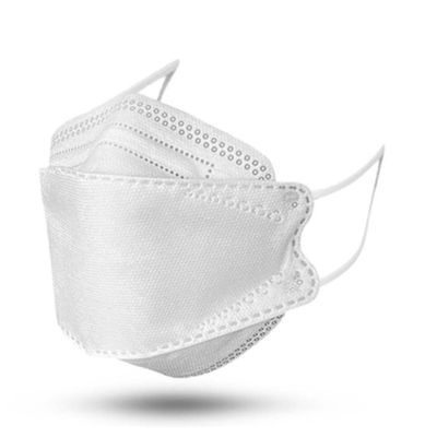 GRAPE KF94 Mask Superior 4-Layer Protection, Perfect 3D Fit & Effortless Breathability for Everyday Safety! (WHITE, 30 PCS)