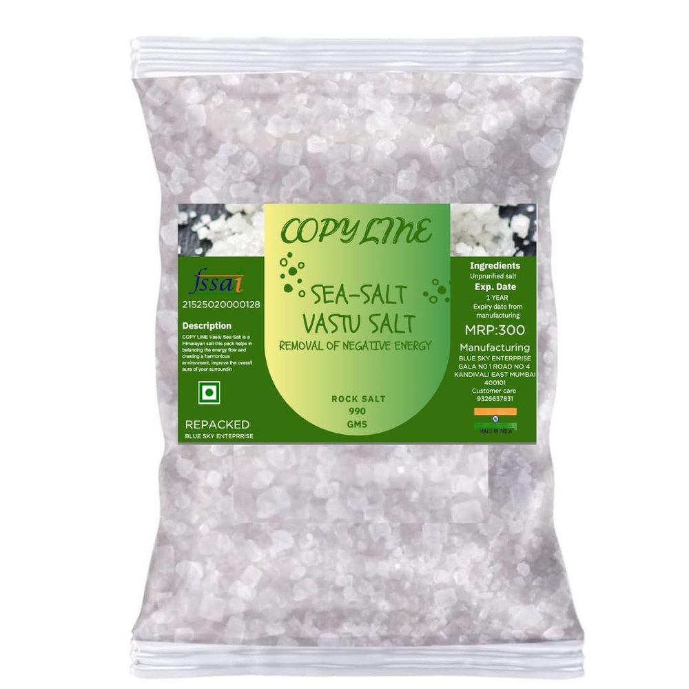 COPY LINE Vastu Sea Salt | Natural Himalayan Salt for Removal of Negative Energy | Vastu Remedies and Positive Energy | 990g