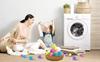 Pack of 15 Washing Machine Laundry ball, Reusable Tangles Free Clothes Cleaning Ball, Eco-Friendly Scrubbing Laundry Balls, Washing Balls Enhance Cleaning Power, Unique Size & Shape For Better Clean (Multicolor Round Zing Zag) view 4
