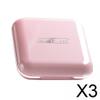 CALANDIS 3xPortable Medicine Pill Box Case Vitamins Container 4 Grid Storage Pink | Other Home Organization | Home Organization view 2