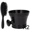 Enakshi 2xCleaning Bowl Set Portable Hair Salon Tool Nylon Bristles Shaving Brush Kits|Health & Beauty | Shaving & Hair Removal | Shaving Brushes & Mugs view 2