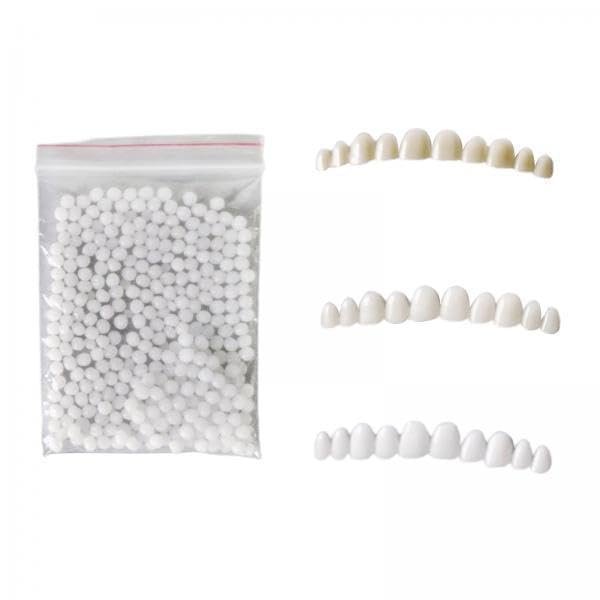 Enakshi 4xMoldable Teeth Veneers with Adhesive Fitting Beads Temporary False Teeth|Health & Beauty | Oral Care | Whitening
