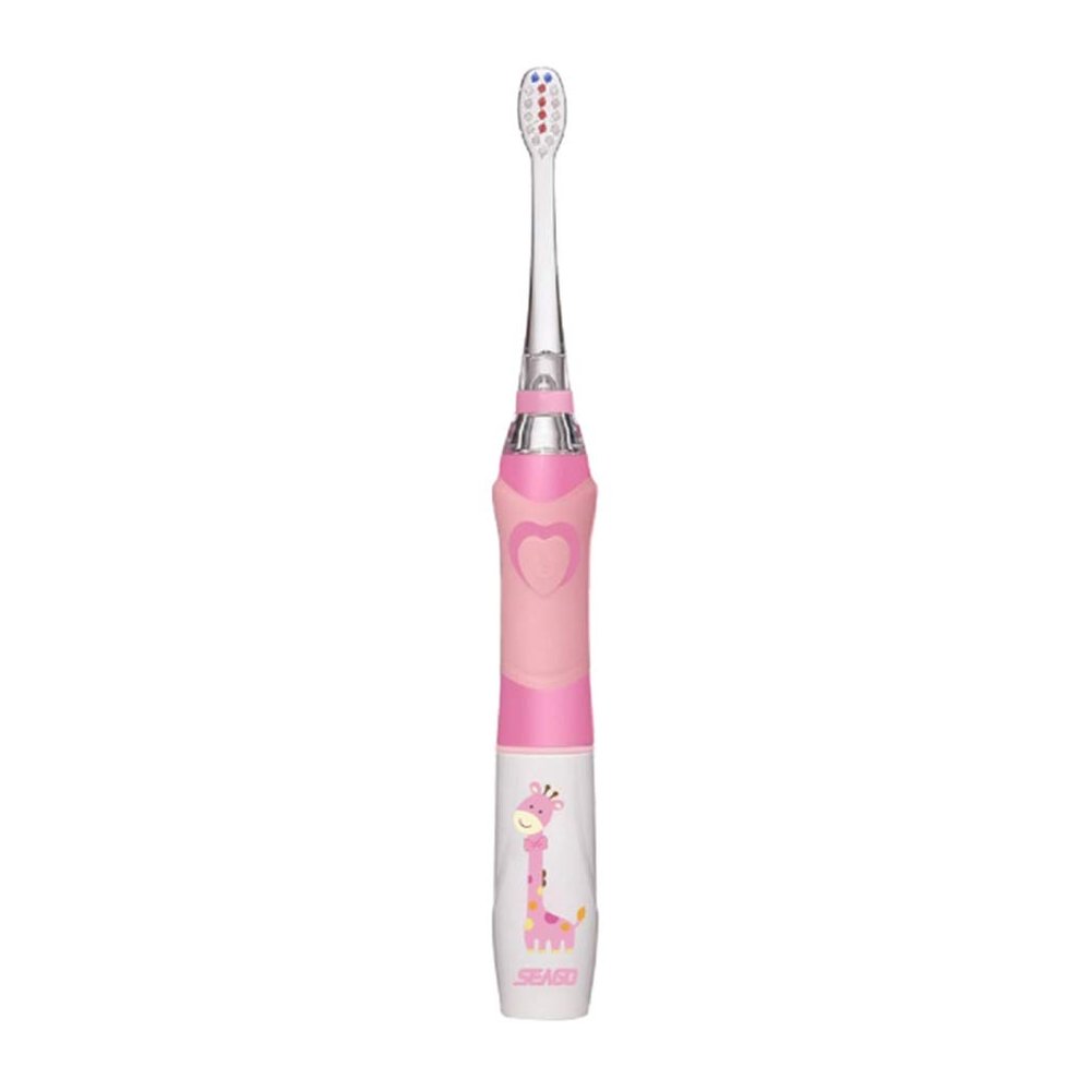 CALANDIS Children Electric Intelligence Sonic Toothbrush LED Light Oral Dental Care Pink | Electric Toothbrushes | Oral Care