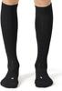 Football Soccer Socks for Men, Youth, Boys Compression Over Knee High Elasticity Performance Athletic Socks (Black, L) view 1