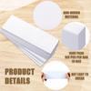 Nidy Disposable Non-Woven Wax Strips Skin Body Facial Hair Removal Bikini Waxing Strips Fabric for Women Men Arms Legs Underarm Hair Removal Plain Waxing Strips White 60Pcs view 3