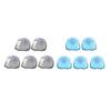 CALANDIS 5 Pcs Plastic Suction Cup Shaver Holder Racks Bathroom Organizer Blue | Shaving Brushes & Mugs | Shaving & Hair Removal view 2