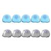 CALANDIS 5 Pcs Plastic Suction Cup Shaver Holder Racks Bathroom Organizer Blue | Shaving Brushes & Mugs | Shaving & Hair Removal view 3