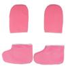 CALANDIS 2 Pairs Soft New Paraffin Wax Protection SPA Hand Foot Mitts Moisturizing Gloves Booties for Warmer Wax Heater Manicure Supply | Waxing Supplies | Shaving & Hair Removal view 1