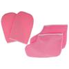 CALANDIS 2 Pairs Soft New Paraffin Wax Protection SPA Hand Foot Mitts Moisturizing Gloves Booties for Warmer Wax Heater Manicure Supply | Waxing Supplies | Shaving & Hair Removal view 2