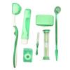 CALANDIS 8 Kit Orthodontic Set Oral Care Cleaning Protective Wax Brush Floss Green | Other Health Care Supplies | Health Care view 4