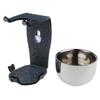 CALANDIS Men's Stainless Steel Shave Soap Bowl Mug + Broken-Resistant Acrylic Shaver Frame Stand Set Shaving Brush Holder Travel Kit | Shaving Brushes & Mugs | Shaving & Hair Removal view 4