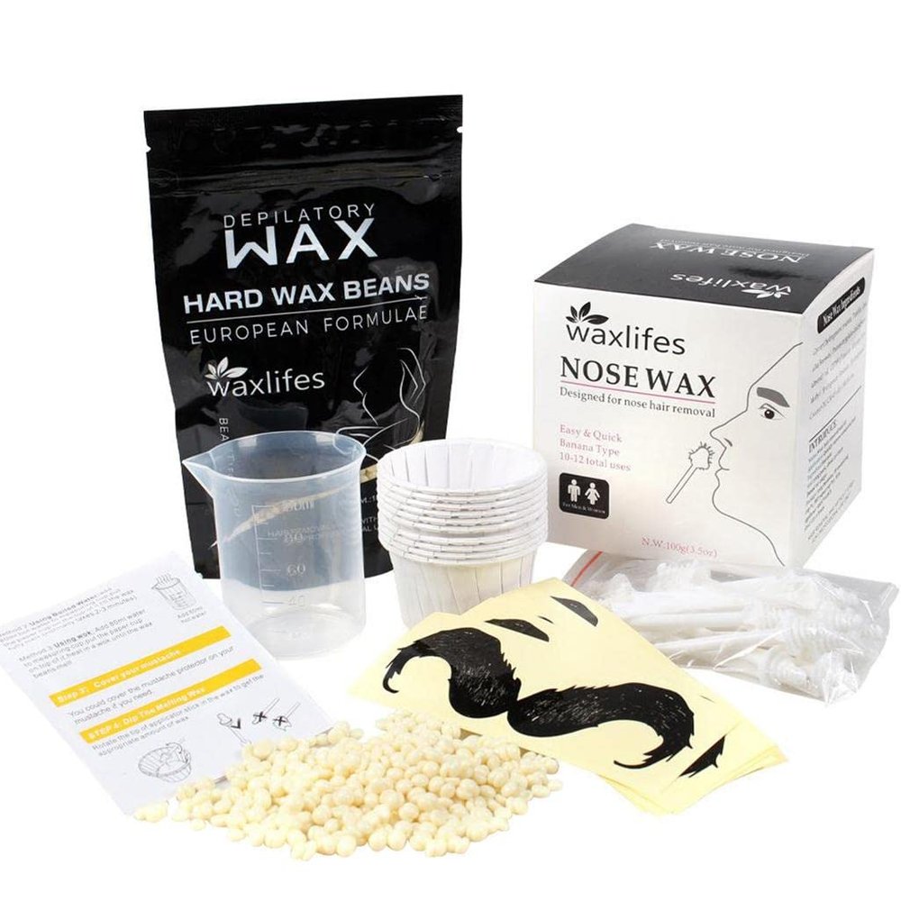 CALANDIS Gentle Yet Painless Effective Nose Wax Kit for Men Women Lips Nose Moustache | Waxing Supplies | Shaving & Hair Removal