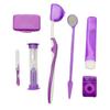 CALANDIS 8 Kit Orthodontic Set Oral Care Cleaning Protective Wax Brush Floss Purple | Other Health Care Supplies | Health Care view 1