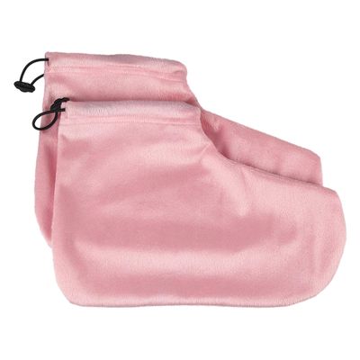 CALANDIS Paraffin Wax Mitts for Hand and Feet Keep Warm Nail Art Tools Feet Pink | Waxing Supplies | Shaving & Hair Removal