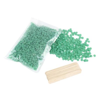 CALANDIS 500g Hot Film Hard Wax Beans Hair Removal Beads +10 Sticks Aloe | Waxing Supplies | Shaving & Hair Removal