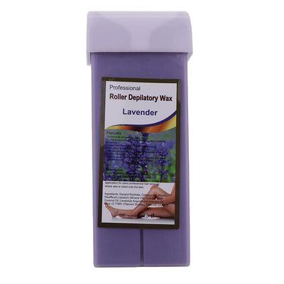 CALANDIS 100g Roll On Depilatory Wax Cartridge Heater Waxing Hair Removal Lavender | Waxing Supplies | Shaving & Hair Removal