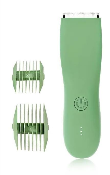 Bayleef Body Hair Trimmer For Men And Women - Electric Manscape Groomer With Replaceable Ceramic Blade For Smooth Shaving And Grooming Of Groin, And Bikini Line