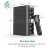 CHIPRI Weekly Pill Organizer 3 Times a Day, Pill Box 7 Day, Medicine Organizers for 7 Days, Daily Pill Organizer Travel (BLACK) view 4