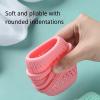 Loveelyduo 2 Pcs Washing Machine Laundry Ball, Reusable Fabric Softener Ball, Silicone Soft Laundry Dryer Balls for Quick Drying view 2