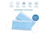Filixtrue Cotton 3 Ply Mask have Nose Pin Blue, Soft Loops made of premium non woven fabric Pack of 100, Unisex (Blue) view 2